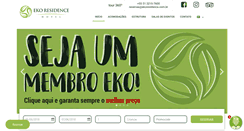Desktop Screenshot of ekoresidence.com.br