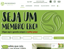 Tablet Screenshot of ekoresidence.com.br